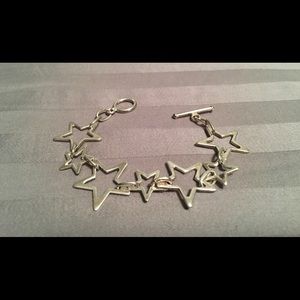 Sterling silver star bracelet